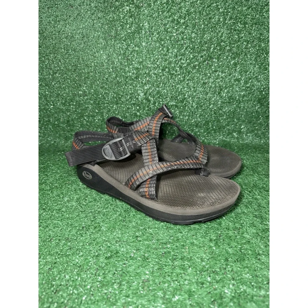 Chaco Mens Size 12 Z Cloud Classic Strappy Loop Outdoor Hiking Sandals Red Grey